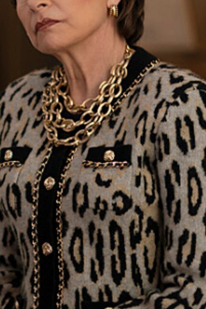 Tracey Ullman Leopard Print Cardigan