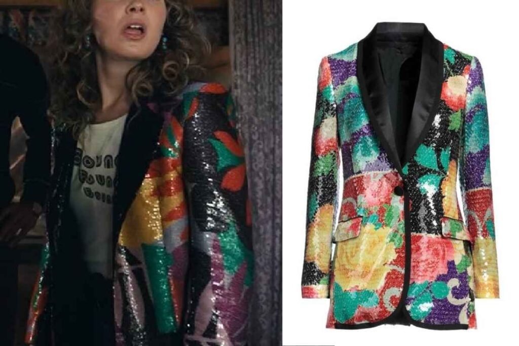 Twila Hasbeck Floral Sequin Blazer