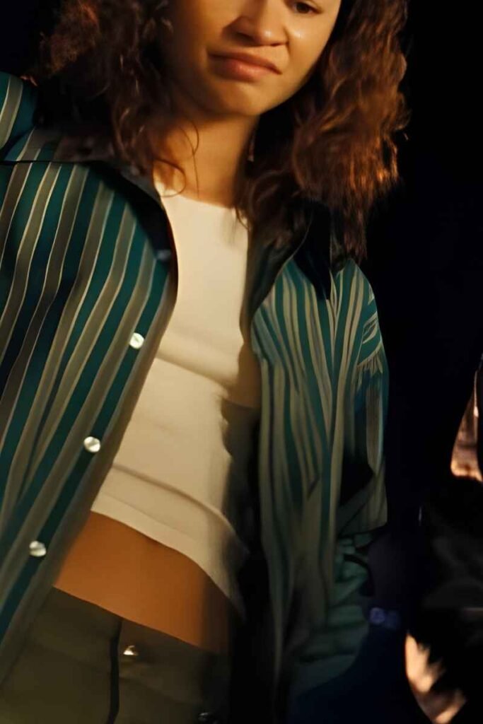 Zendaya Striped Shirt