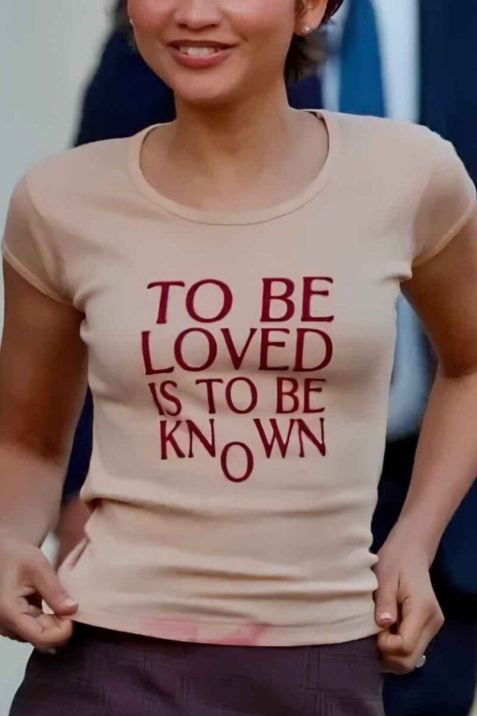 Zendaya To Be Loved Is To Be Known T-Shirt