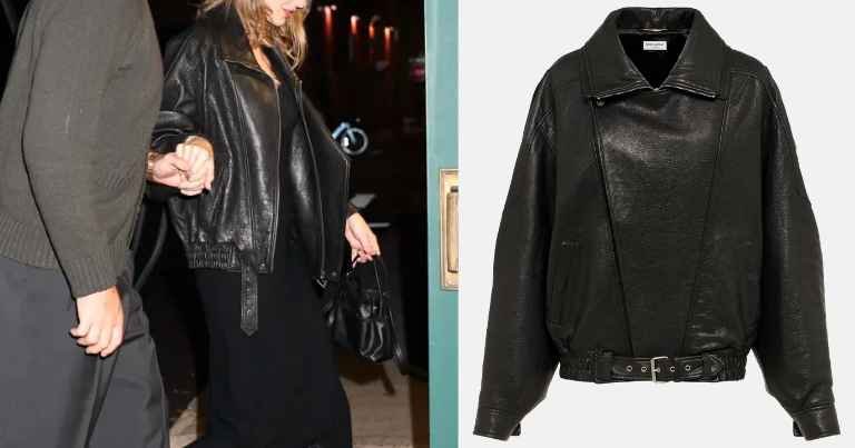 Taylor Swift NYC 2026 Black Leather Jacket